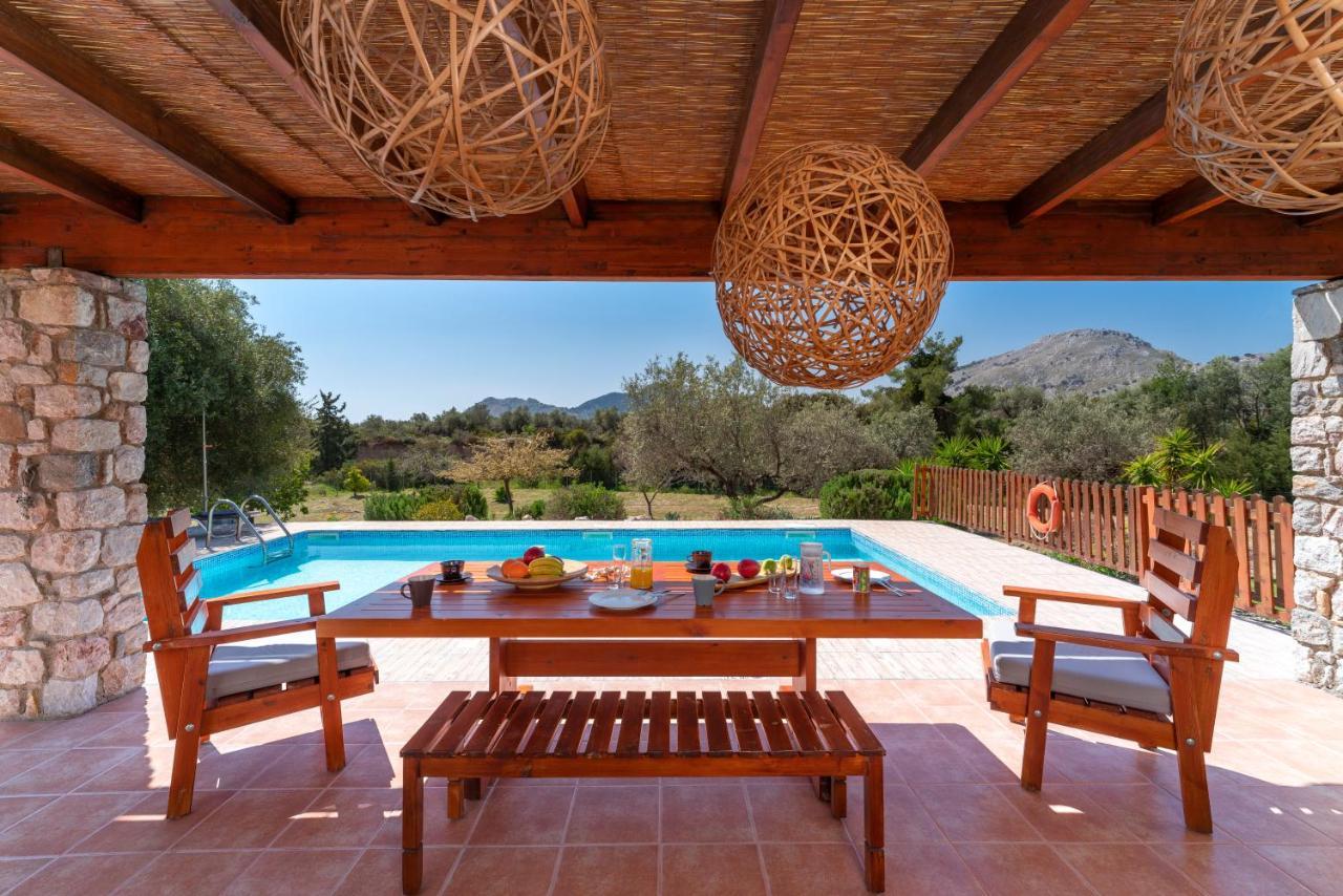 Olive Private Villa Swimming Pool 5 Bdr Kolymbia Rhodes Екстериор снимка