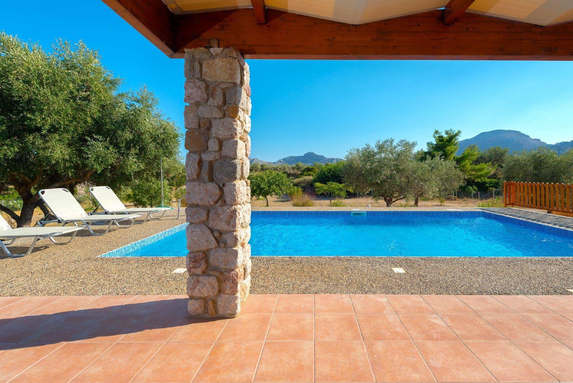 Olive Private Villa Swimming Pool 5 Bdr Kolymbia Rhodes Екстериор снимка