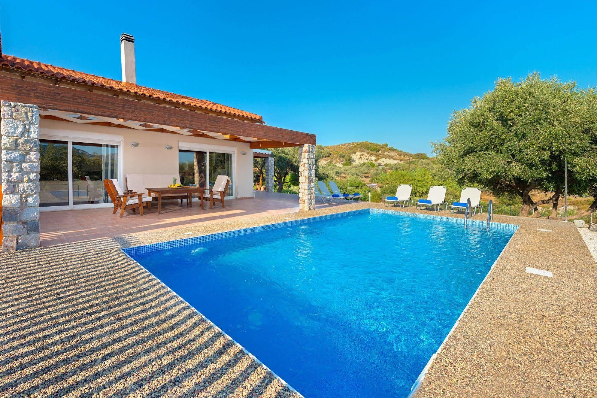 Olive Private Villa Swimming Pool 5 Bdr Kolymbia Rhodes Екстериор снимка