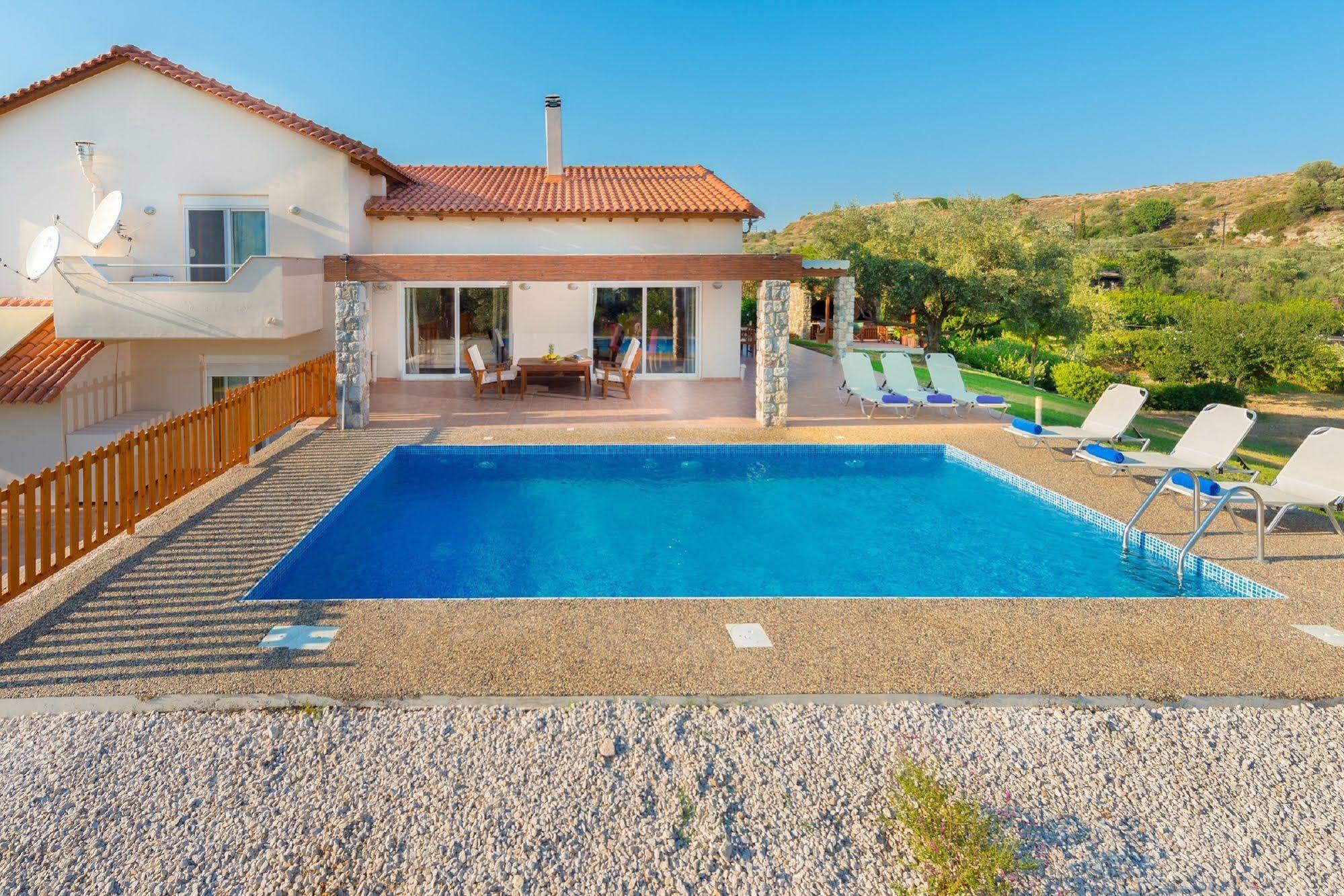 Olive Private Villa Swimming Pool 5 Bdr Kolymbia Rhodes Екстериор снимка